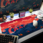 Gyarados Pokemon Anime Mousepad Desk Mat