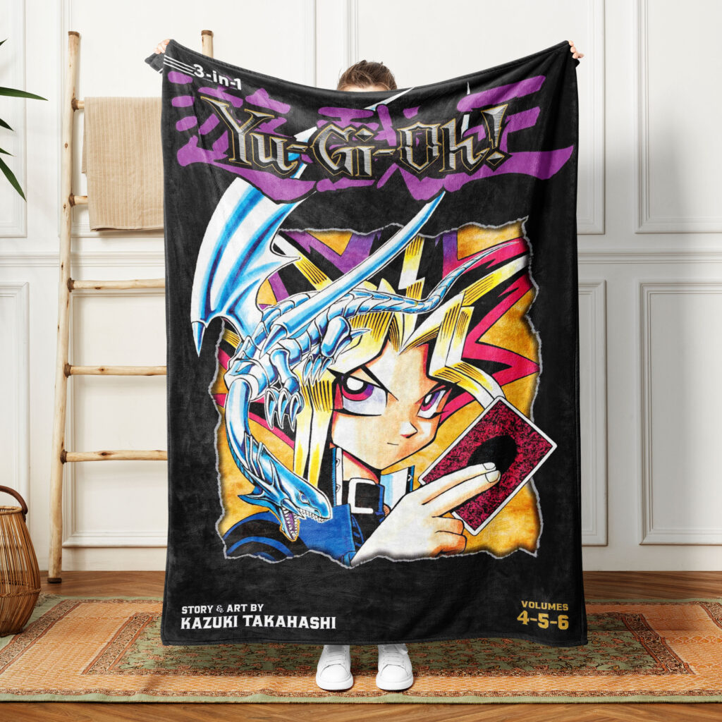 Yu Gi Oh Anime Soft Plush Throw Blanket
